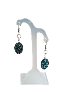 BOUCLES D'OREILLES DRUZY PAILLETTES