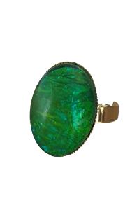 BAGUE AURORE BOREALE VERTE