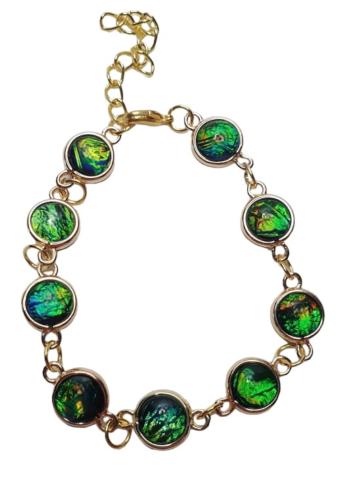 BRACELET AURORE BOREALE VERTE