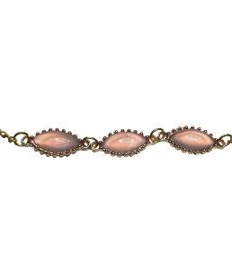 BRACELET LOSANGES ROSE